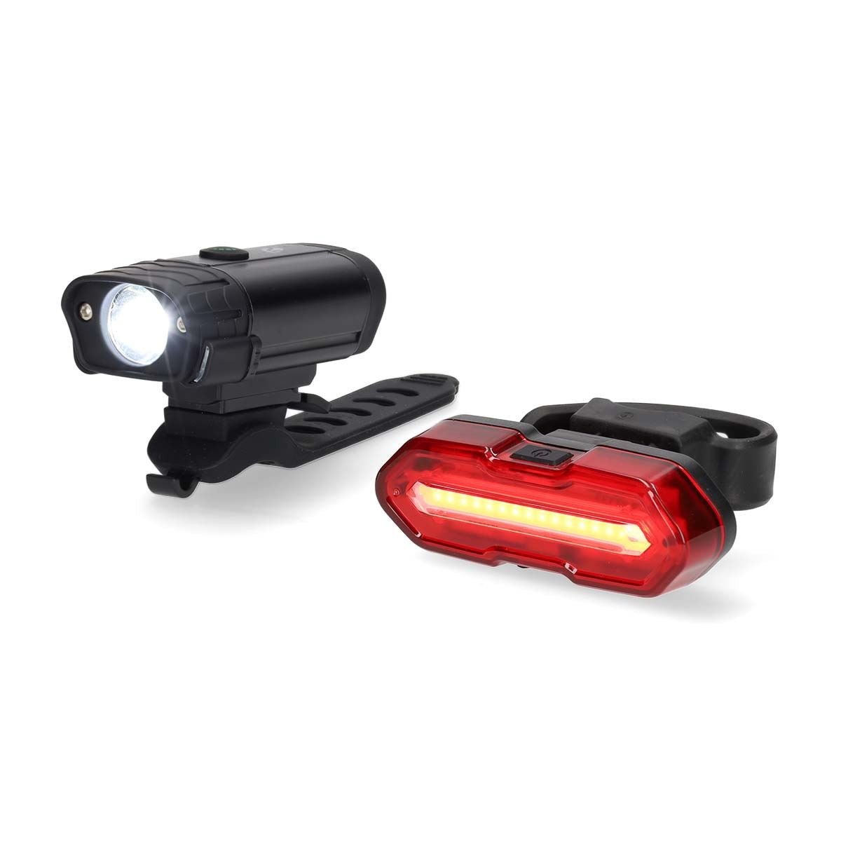 Nedis Bicycle Light | Battery Powered | 5 V DC | 3 W | Batteries included | Rechargeable | 400 lm | 4.5 lm | 100 m | 110 °