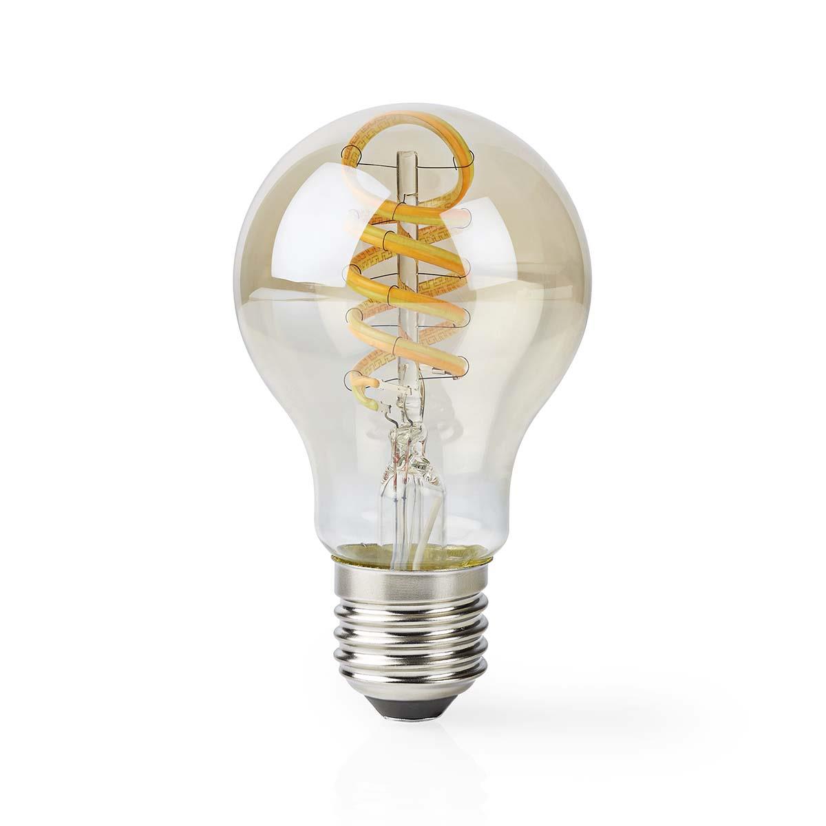 Nedis SmartLife LED Filament Bulb | Wi-Fi | E27 | 360 lm | 4.9 W | Warm to Cool White | 1800 - 6500 K | Glass | Android™ / IOS | Bulb | 1 pcs