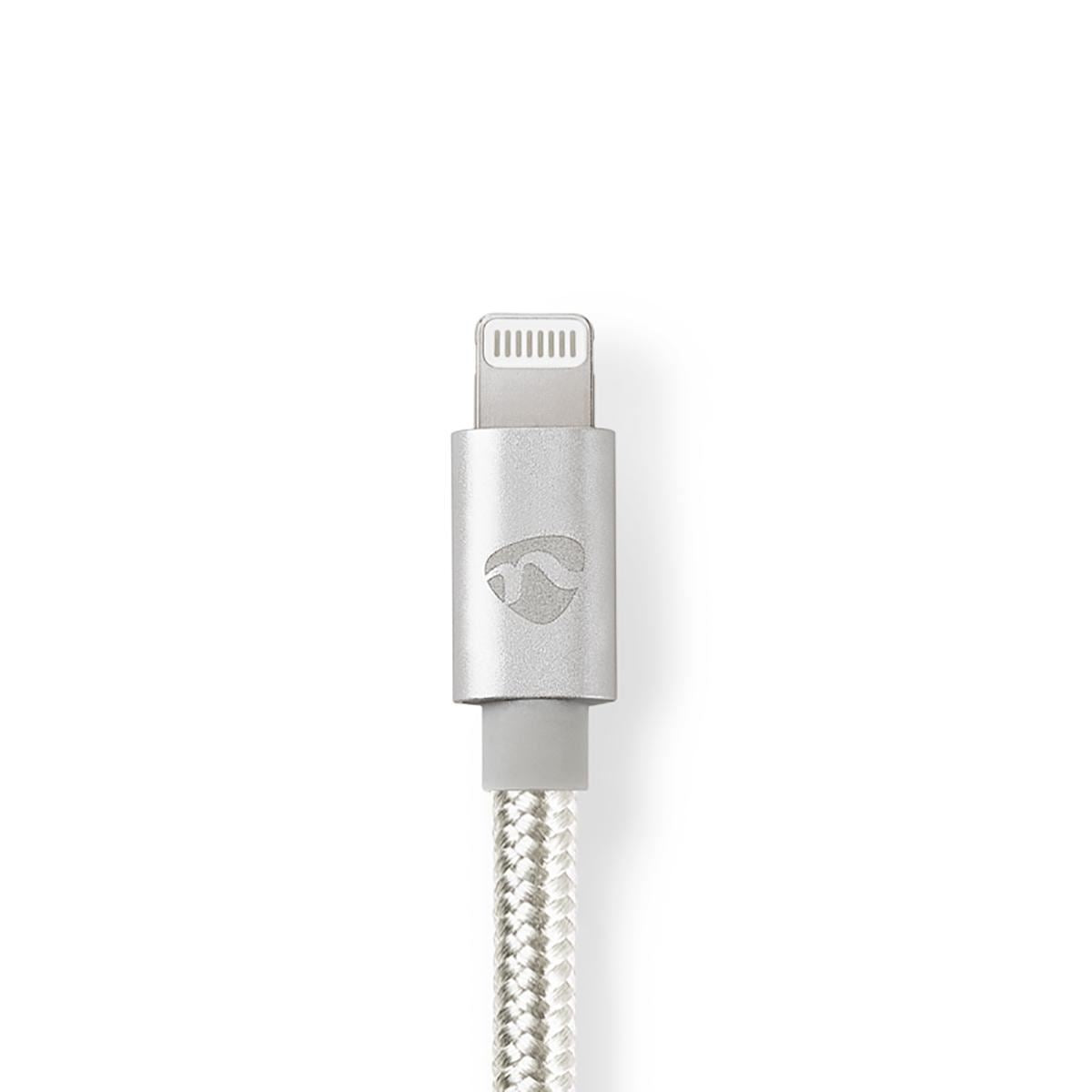 Nedis Lightning Adapter | Apple Lightning 8-Pin | 3.5 mm Male | Gold Plated | 1.00 m | Round | Nylon