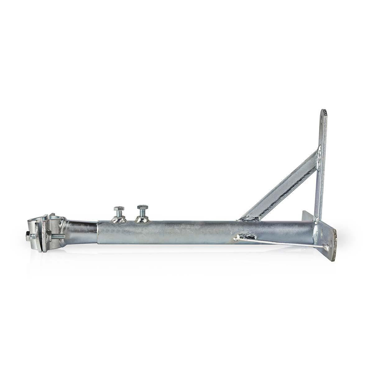 Nedis Satellite Wall Mount | Minimum wall distance: 350 mm | Maximum wall distance: 660 mm | Distance to wall: 0.00 mm | Diameter clamp: 32 - 42 mm | Steel | Silver