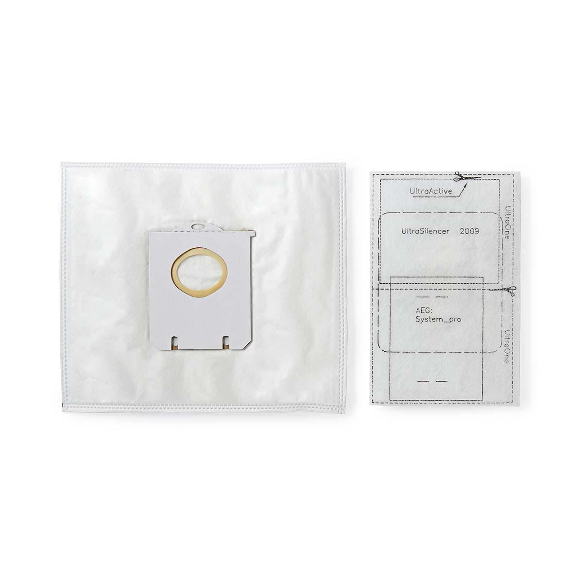 Nedis DUBG220AEP4 | Vacuum Cleaner Bag | 4 pcs | Synthetic | Most sold for: Philips / Electrolux | White