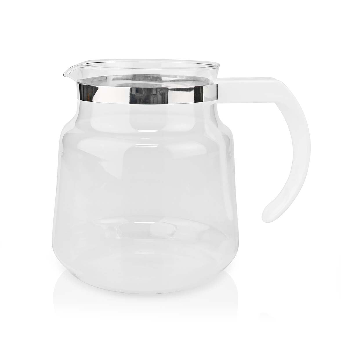 Nedis Glass Coffee Jug | Compatible with: Moccamaster K / KB/ 1 0PL / Excellent 10S | 1.2 l | White