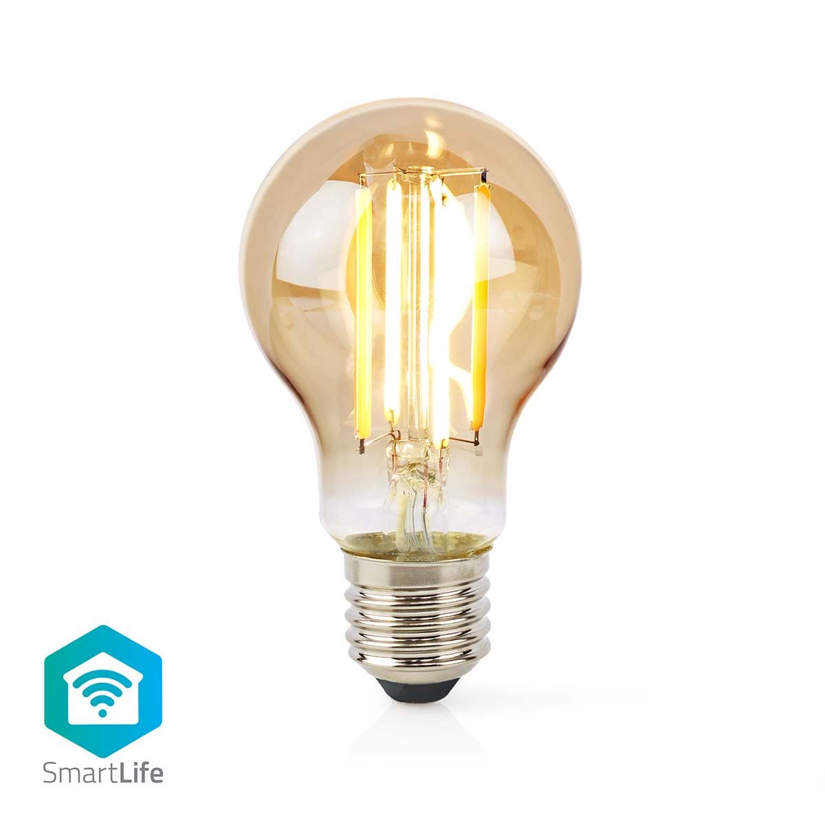 Nedis SmartLife LED Filament Bulb | Wi-Fi | E27 | 806 lm | 7 W | Warm White | 1800 - 3000 K | Glass | Android™ / IOS | Bulb | 1 pcs