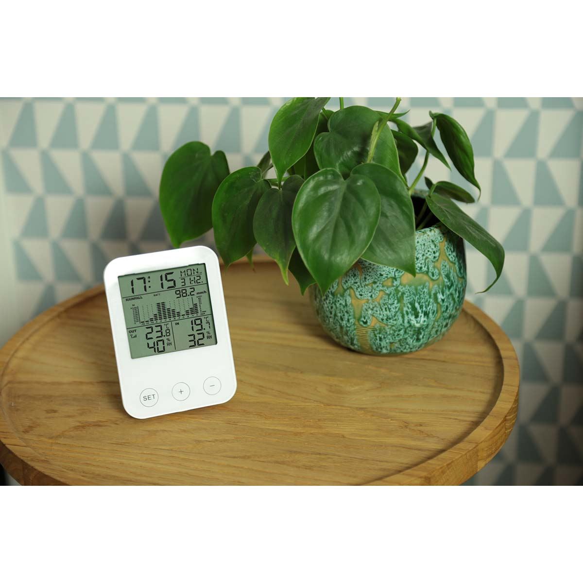 Alecto Weather station with wireless sensor Black / Grey