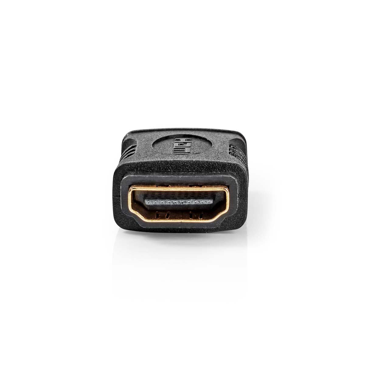 Nedis HDMI™ Adapter | HDMI™ Output | HDMI™ Output | Gold Plated | Straight | ABS | Black | 1 pcs | Box