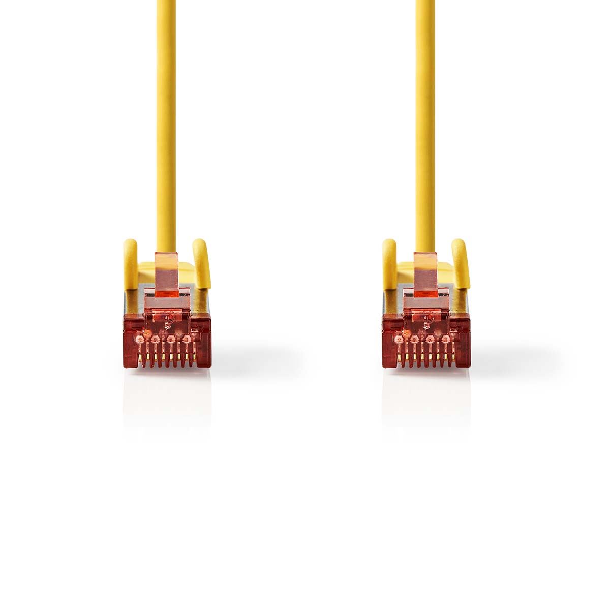Nedis CAT6 Network Cable | RJ45 Male | RJ45 Male | S/FTP | 15.0 m | Round | LSZH | Yellow | Label