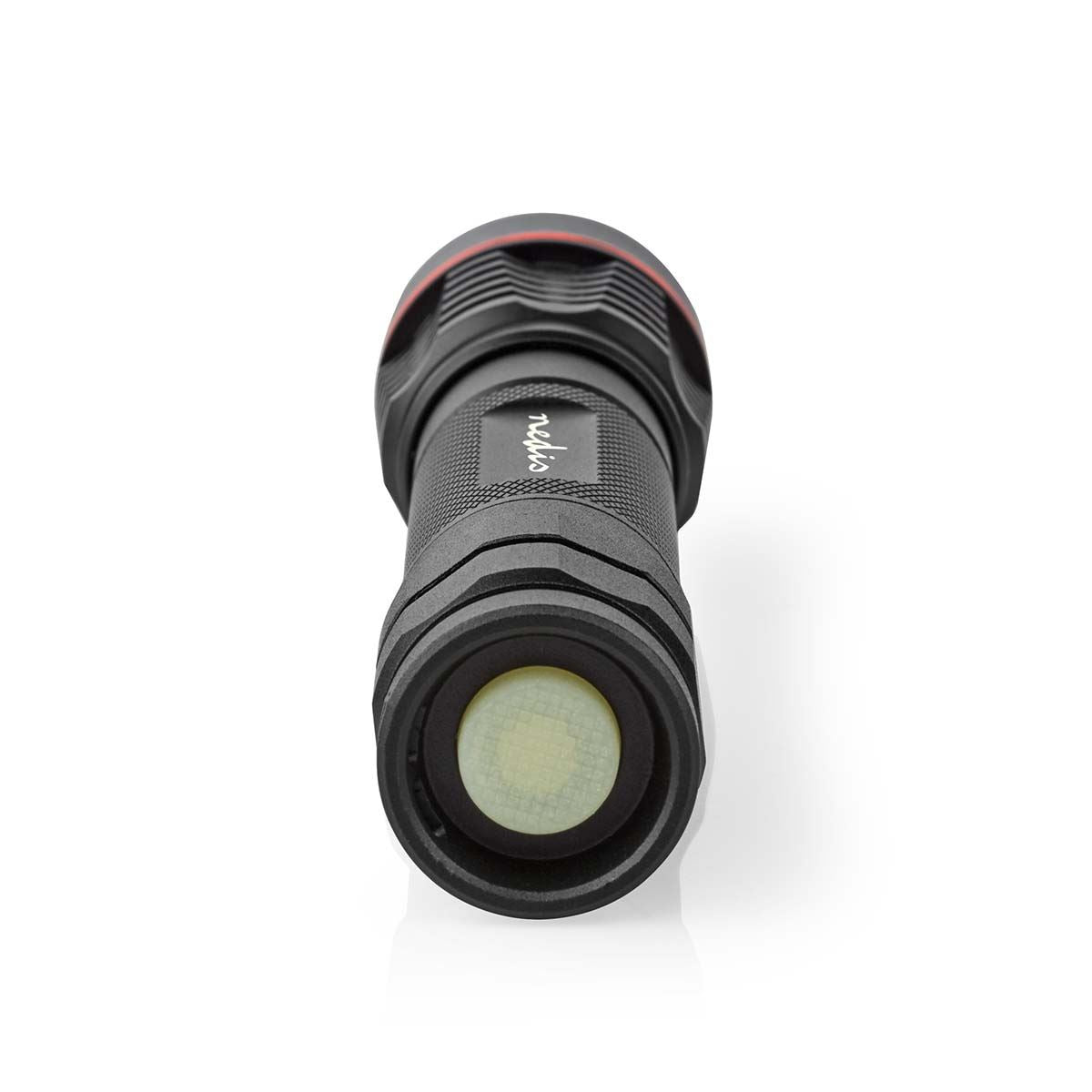 Nedis LED Torch | Battery Powered | 3.7 V DC | 10 W | N/A | Batteries included | Rechargeable | Rated luminous flux: 1000 lm | Light range: 200 m | Beam angle: 10 °