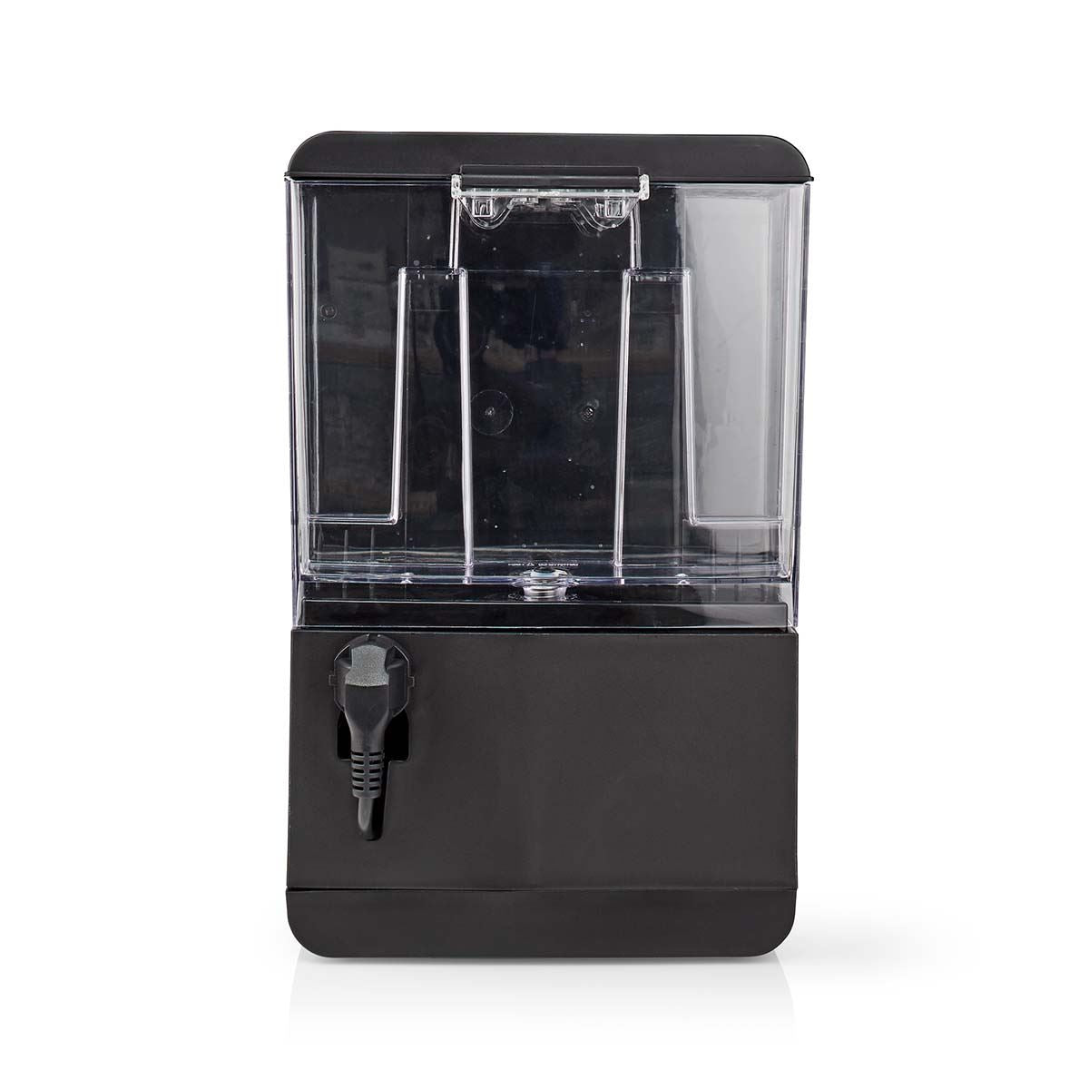 Nedis Coffee Maker | Filter Coffee | 1.5 l | 12 Cups | Keep warm feature | Switch on timer | LCD display | Clock function | Aluminium / Black