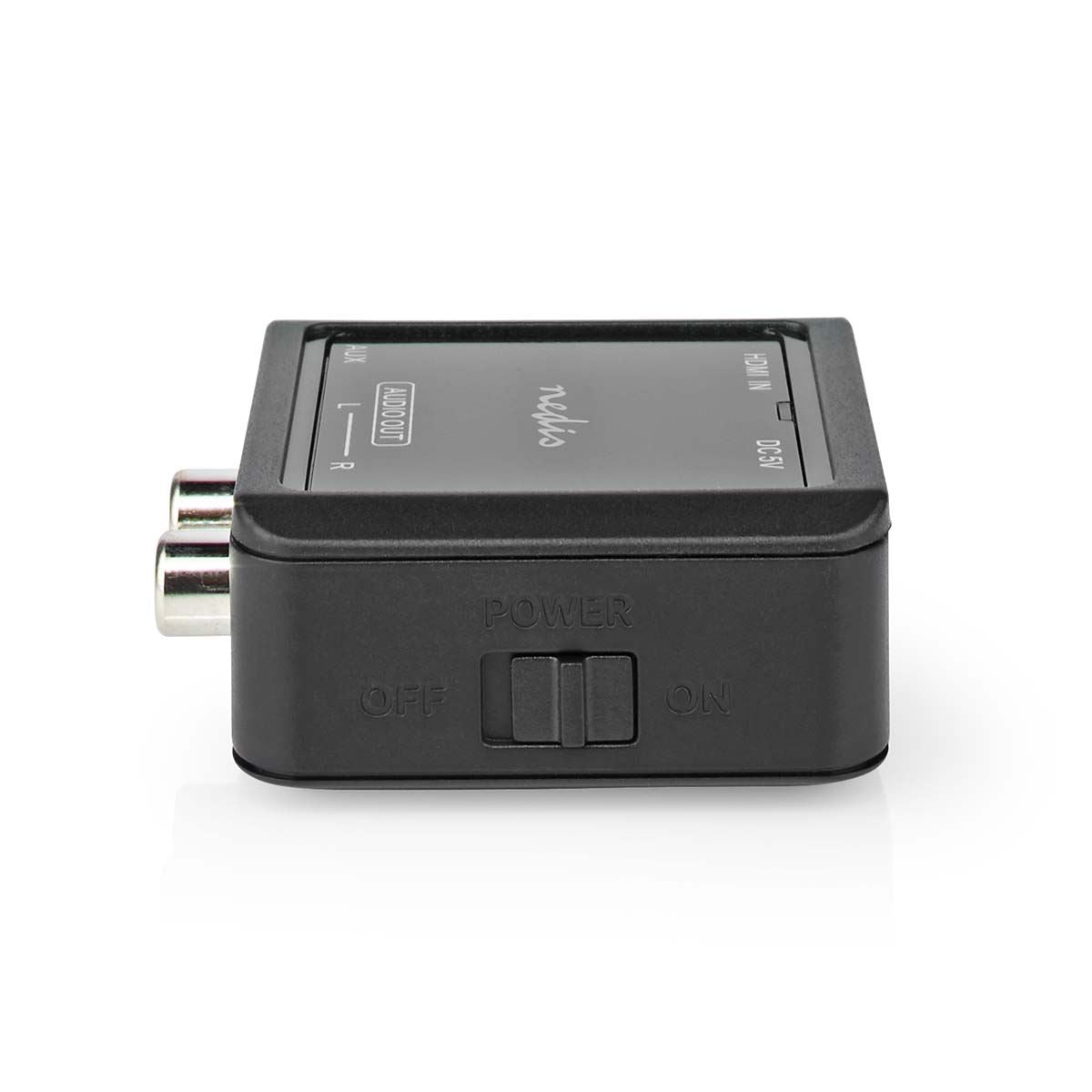 Nedis Digital Audio Converter | 1-way | Connection input: HDMI™ Input | Connection output: 2x (2x RCA Female) / 3.5 mm | Automatic | Anthracite