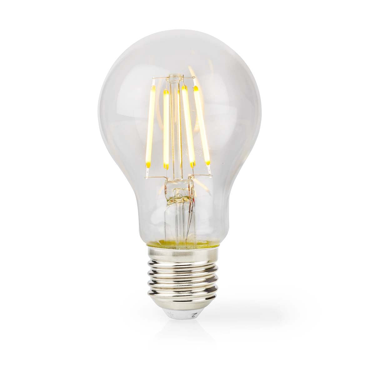 Nedis LED Filament Bulb E27 | A60 | 4 W | 470 lm | 2700 K | Warm White | Retro Style | 3 pcs
