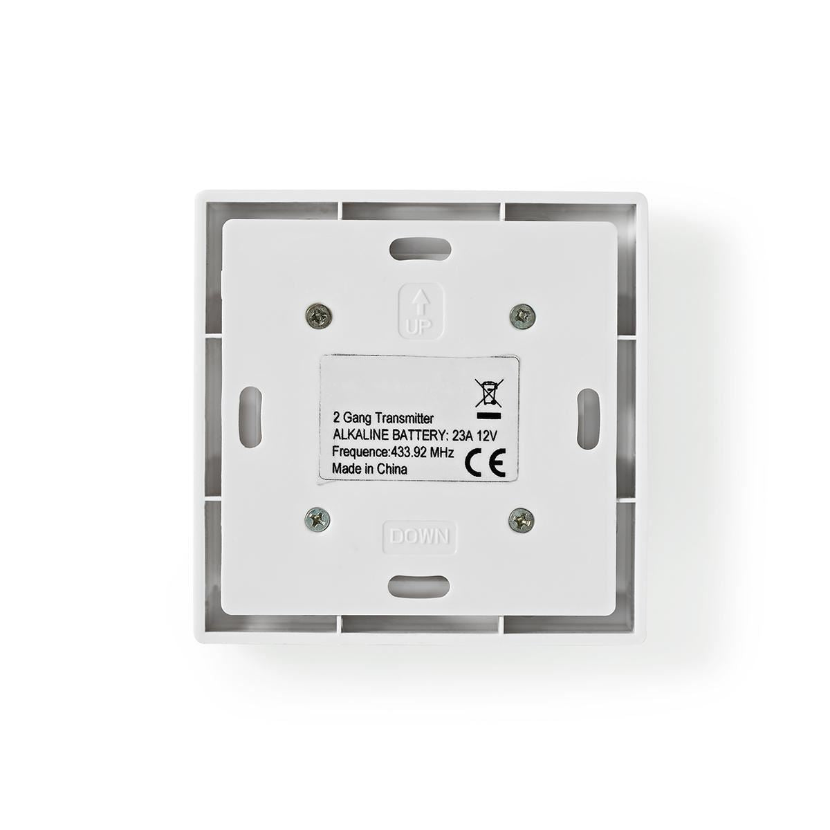 Nedis RF Dual Wall Switch | 433 MHz Remote Operation