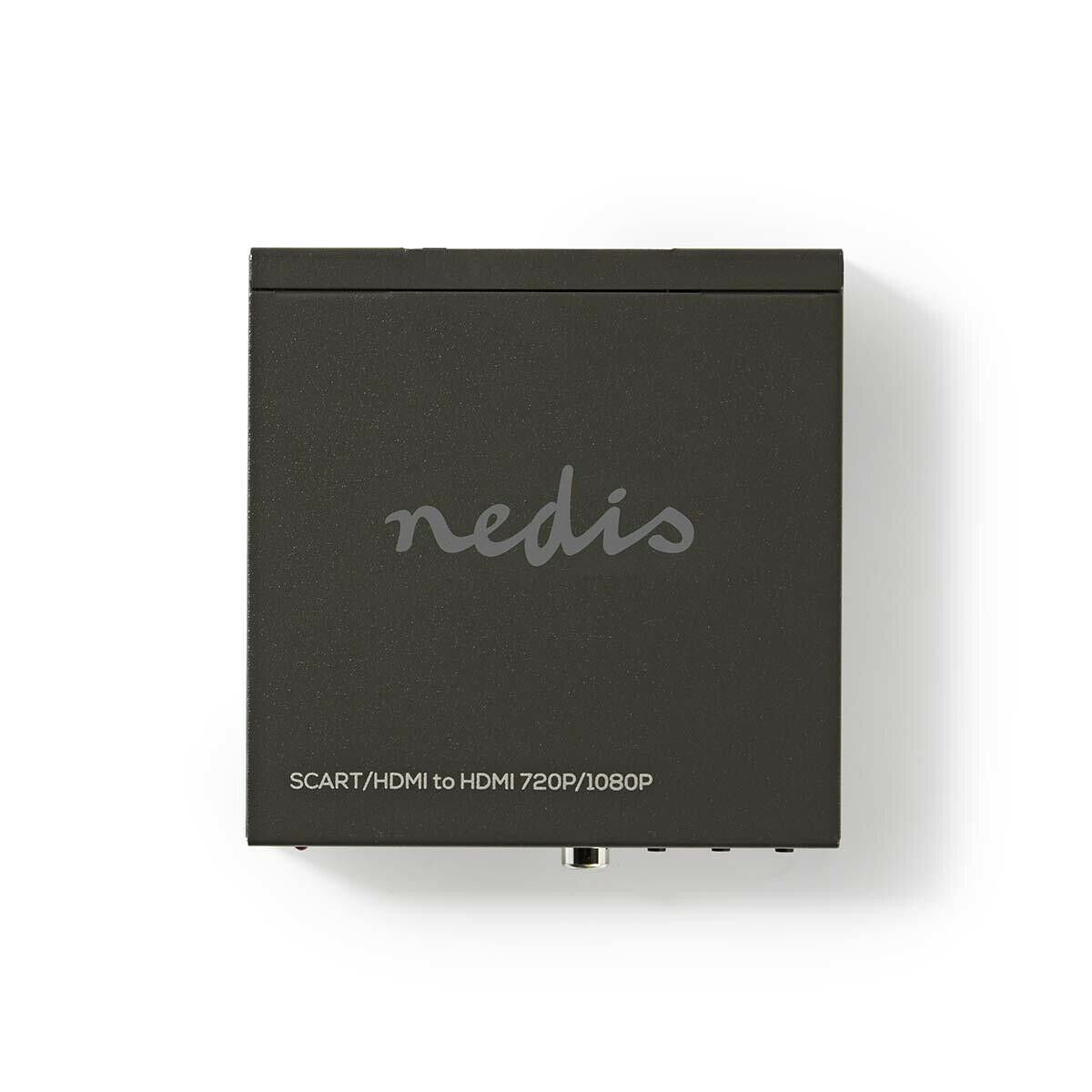 Nedis HDMI™ Converter | SCART Female | HDMI™ Output / 1x 3.5 mm sound out / 1x Digital Audio | 1-way | 1080p | 1.65 Gbps | Aluminium | Anthracite