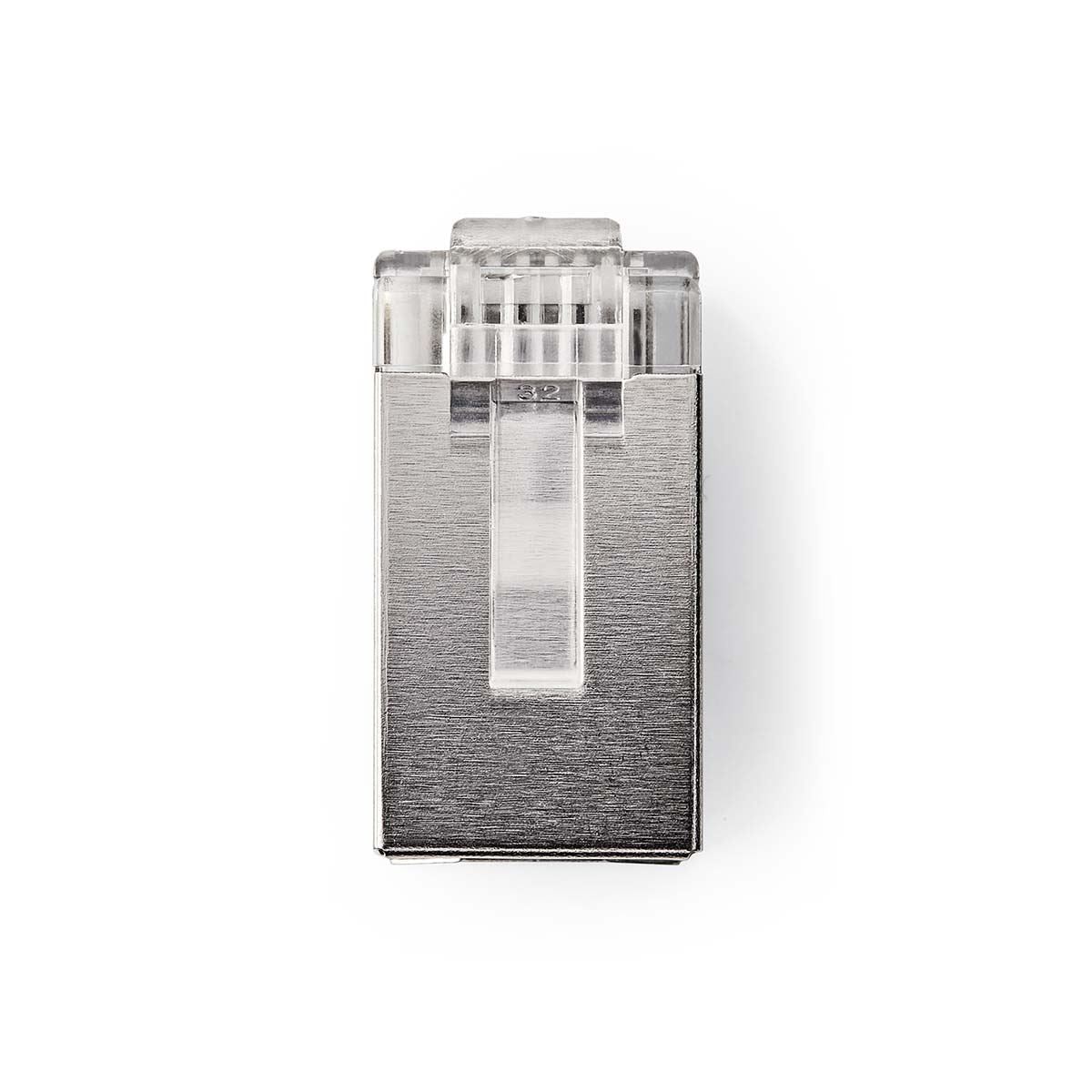 Nedis RJ45 Connector | Male | Stranded STP CAT5 | Straight | Gold Plated | 10 pcs | PVC | Transparent | Box
