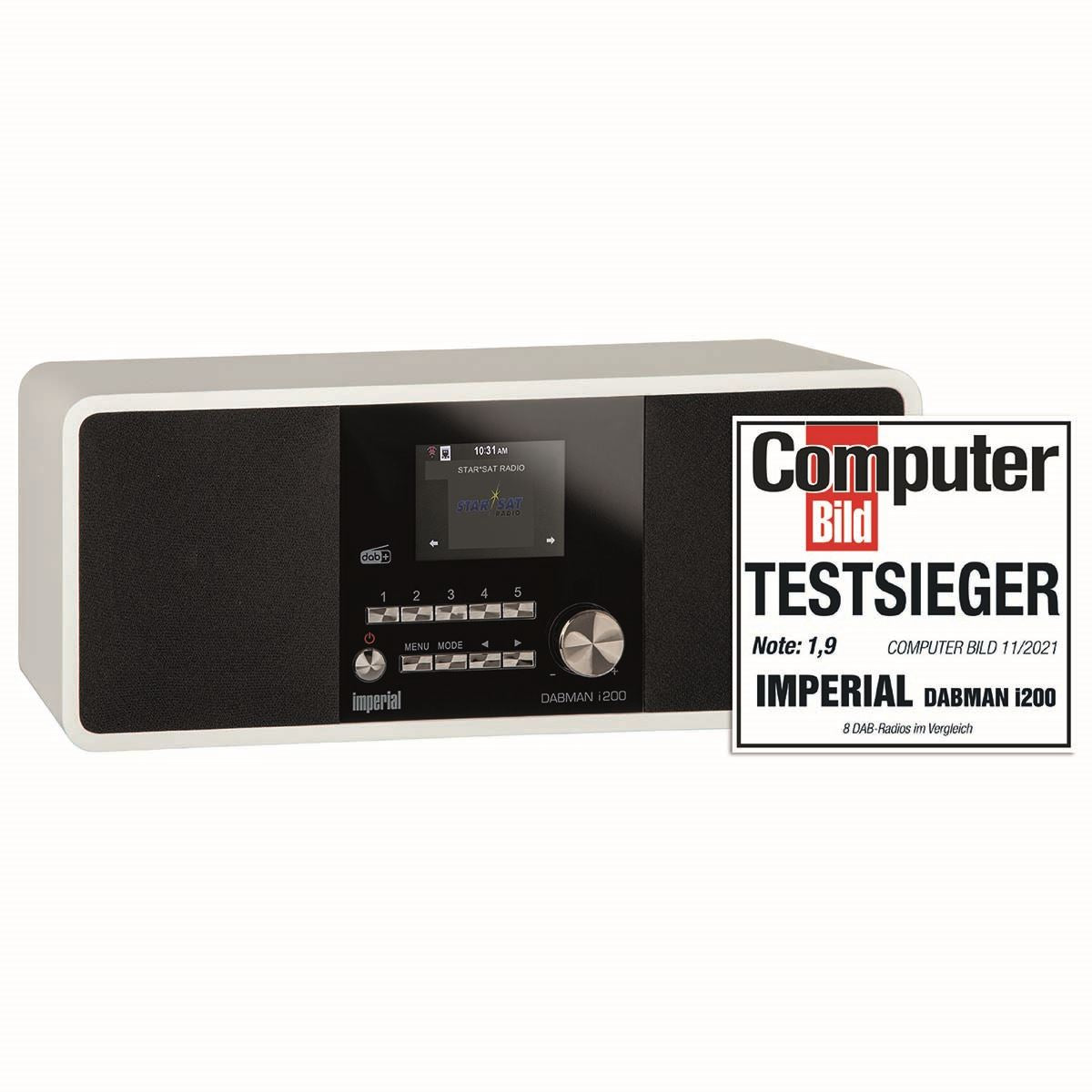 Imperial DABMAN i200 Multifunctional Stereo Radio DAB+ / FM / Internet White