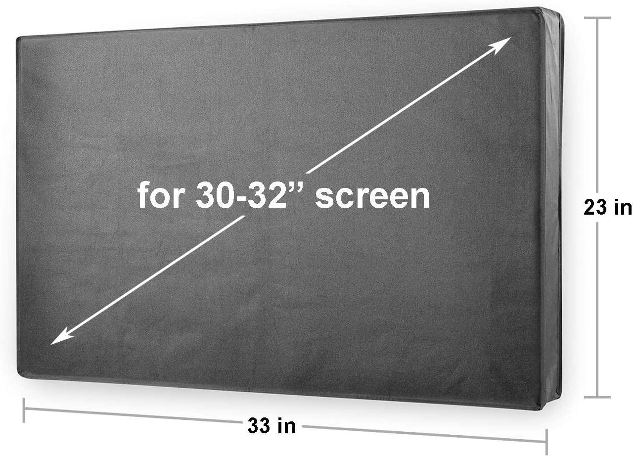 Nedis Outdoor TV Screen Cover | Screen size: 30 - 32 " | Supreme Quality Oxford | Black