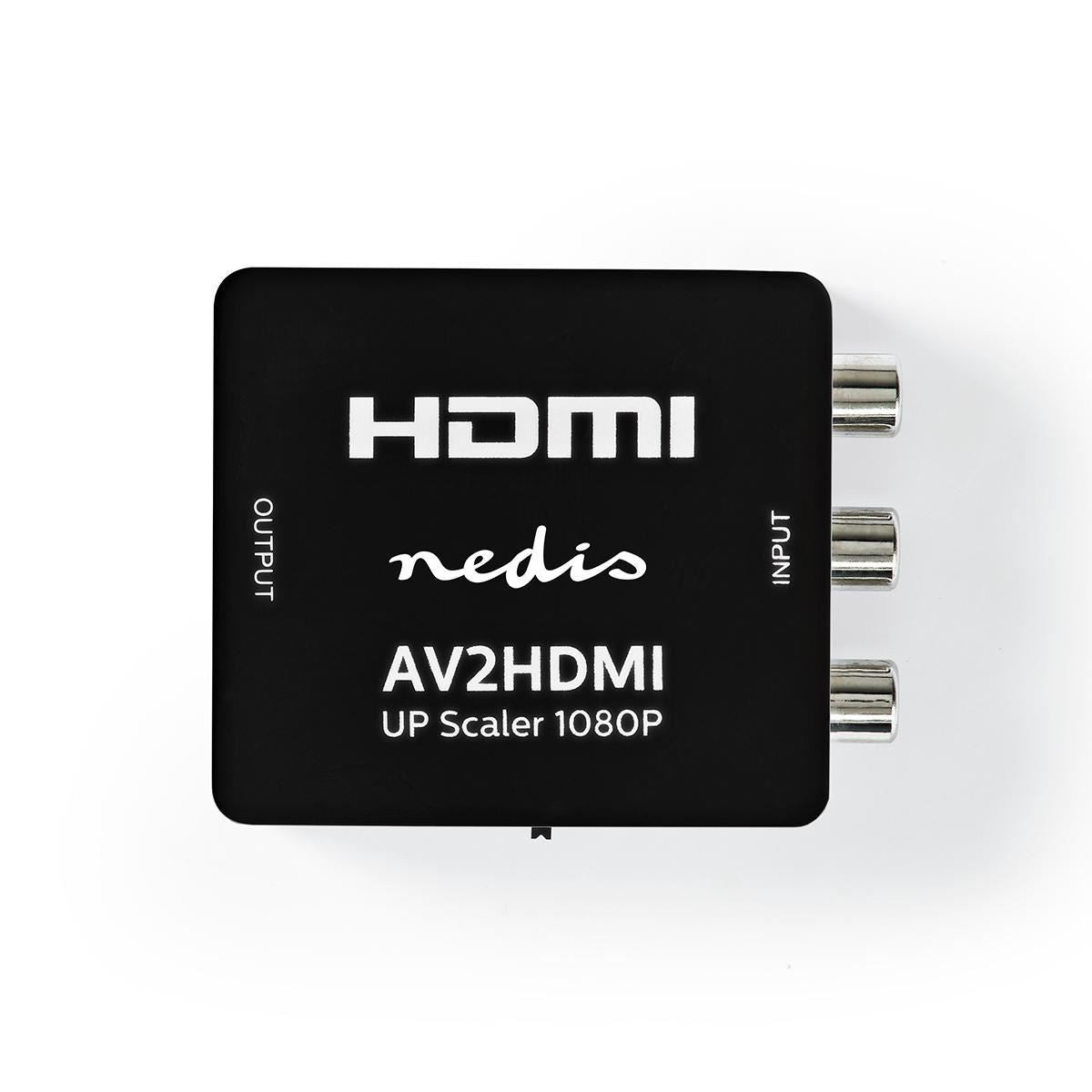 Nedis HDMI™ Converter | 3x RCA Female | HDMI™ Output | 1-way | 1080p | 1.65 Gbps | ABS | Anthracite