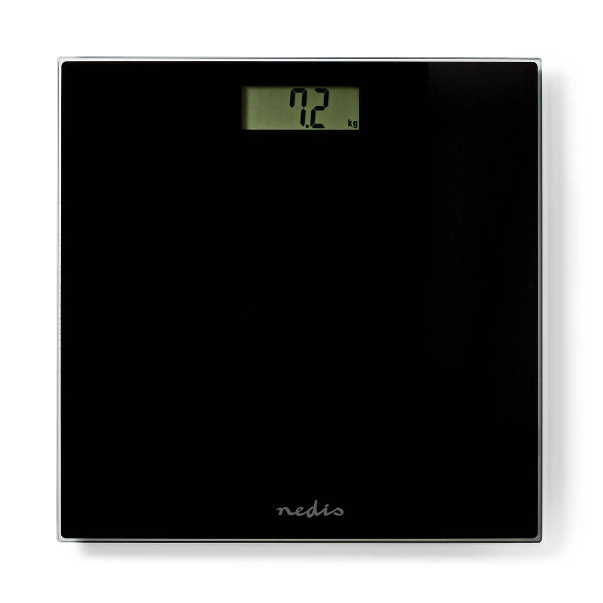 Nedis Personal Scale | Digital | Black | Tempered Glass | Maximum weighing capacity: 150 kg