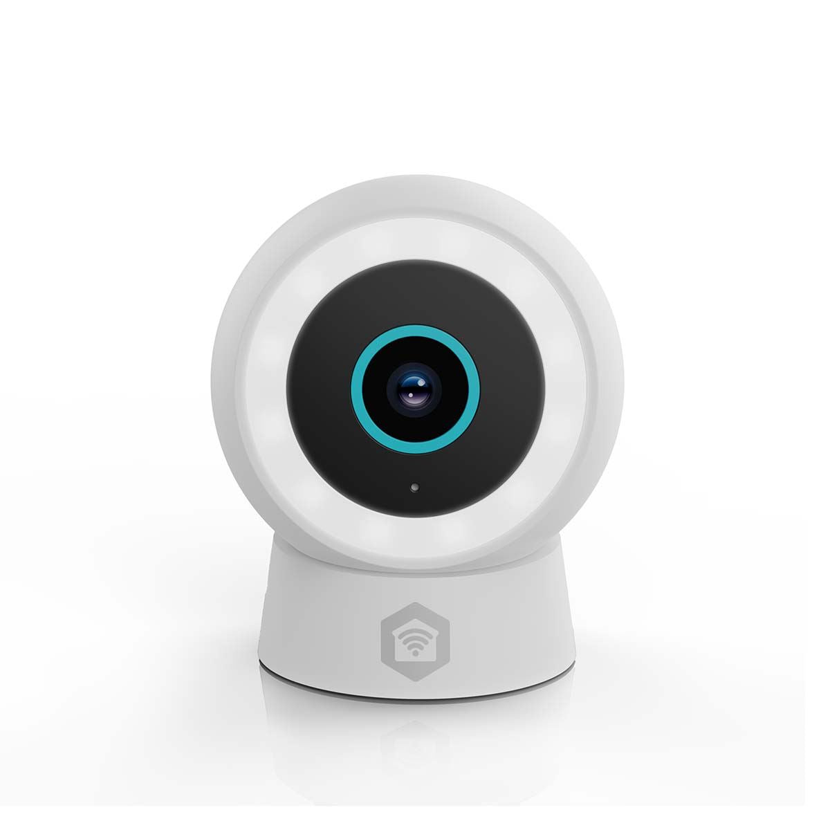 Nedis SmartLife Outdoor Camera | Wi-Fi | Spotlight | 3MP Full HD 1296p | IP65 | Cloud Storage (optional) / microSD (not included) / Onvif | 5 V DC | With motion sensor | Night vision | White