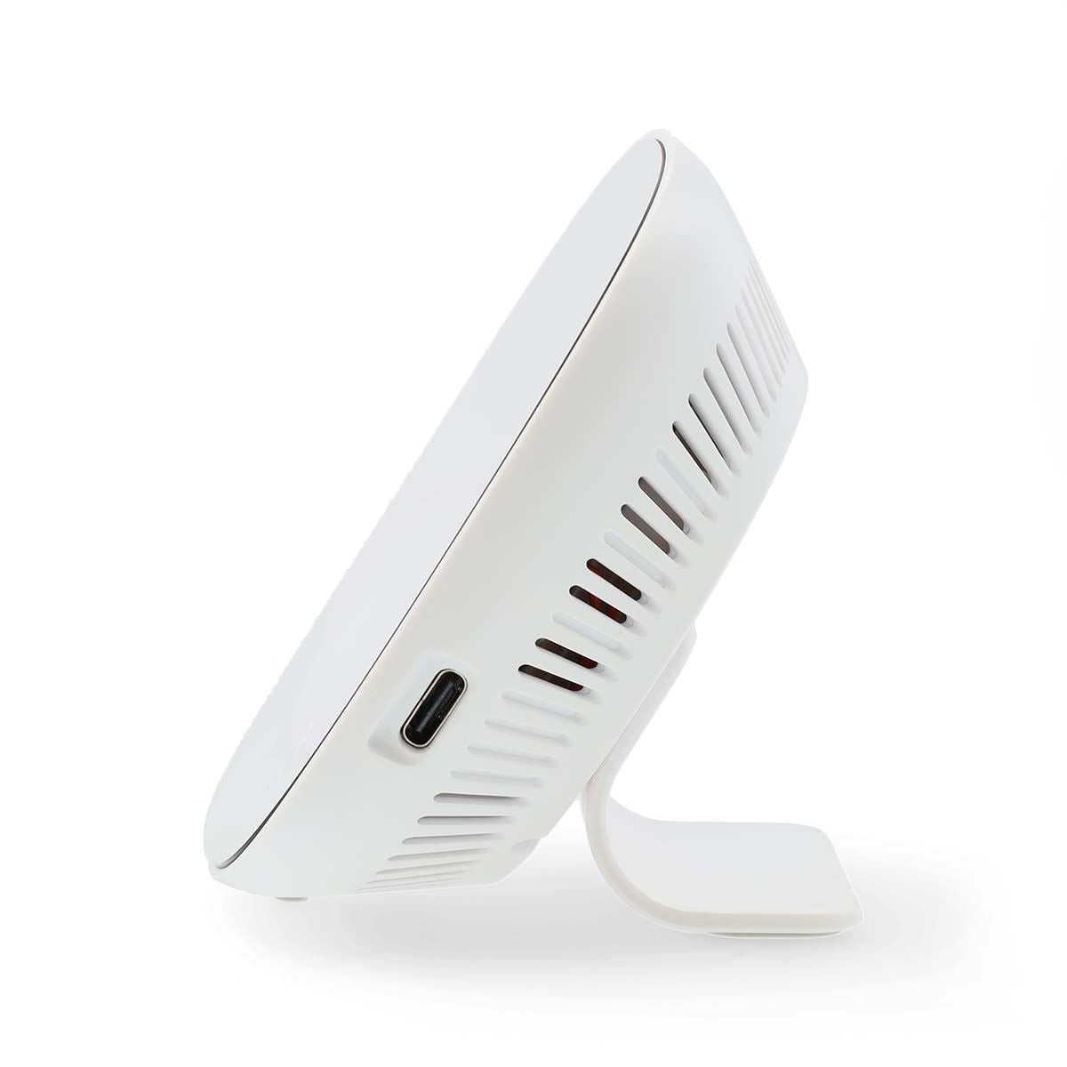 Nedis SmartLife Air Quality Monitor | Wi-Fi | Including display | Carbon Dioxide (CO2) / Humidity / Temperature | Android™ / IOS | Black / White