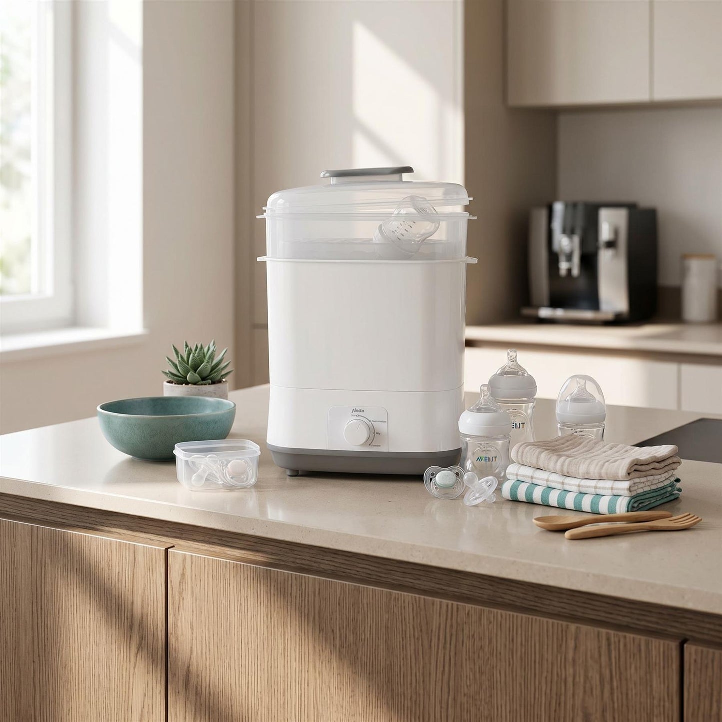Alecto BF55 | Electric Steam Feeding Bottle Sterilizer With Drying Function