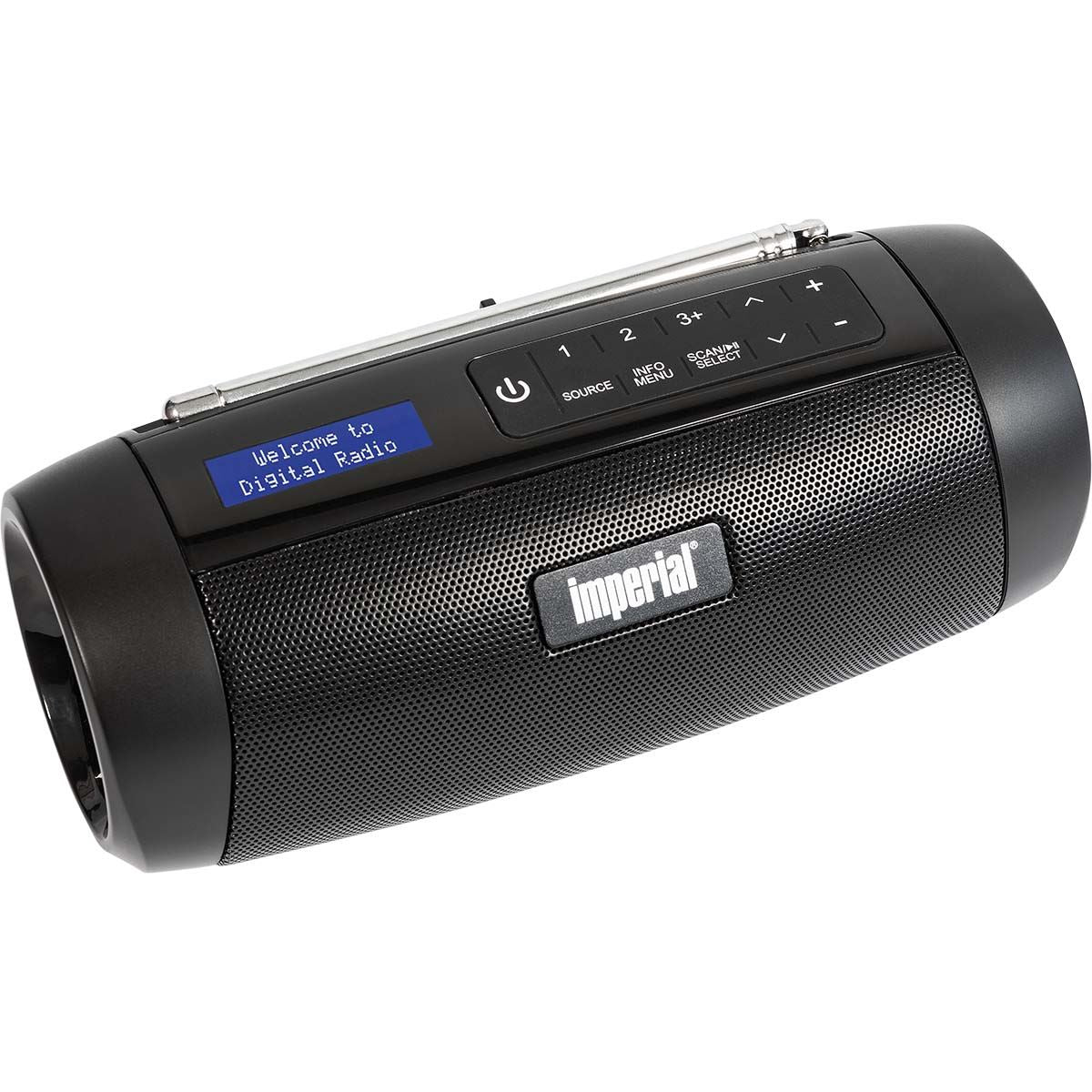 Imperial DABMAN GO DAB+ / FM Compact Radio Black