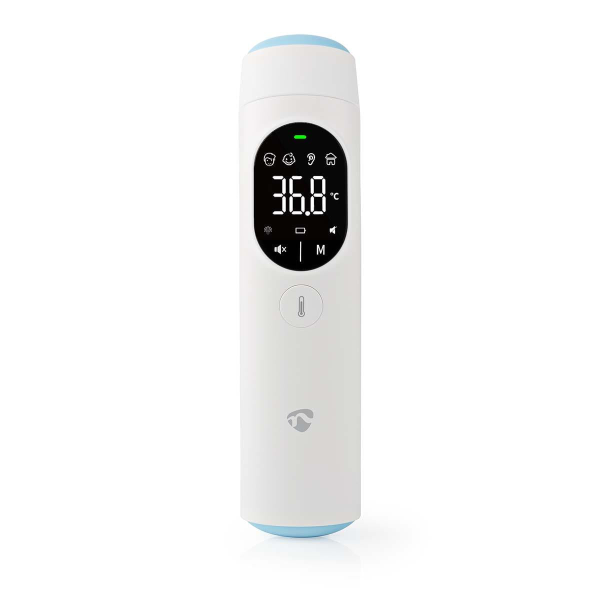 Nedis SmartLife Infrared Thermometer | LED Display | Ear / Forehead | White
