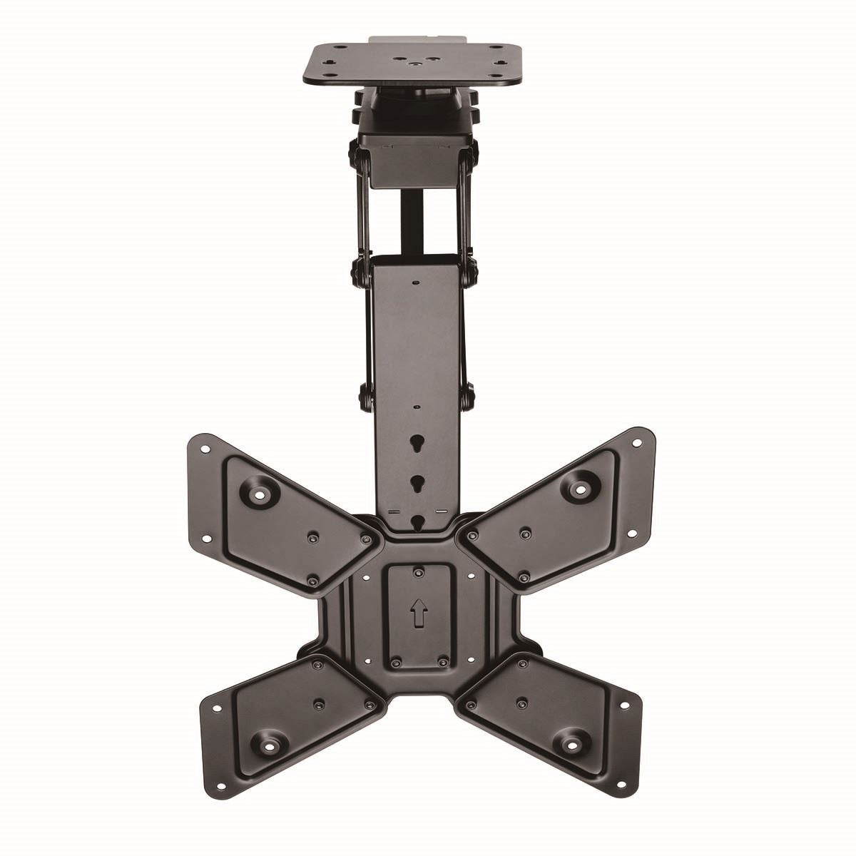 Nedis Motorised TV Ceiling Mount | 23 - 65 " | Maximum supported screen weight: 30 kg | Rotatable | Tiltable | Minimum ceiling distance: 140 mm | Remote controlled | Steel | Black