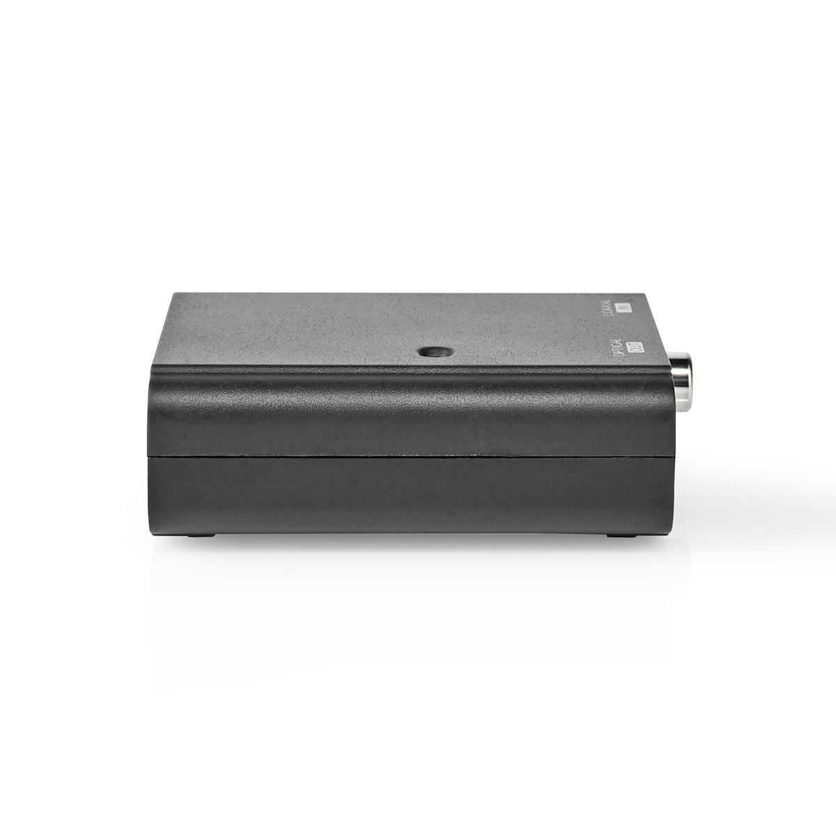 Nedis Digital Audio Converter | 1-way | Connection input: 1x S/PDIF | Connection output: TosLink Female | Manual | Black