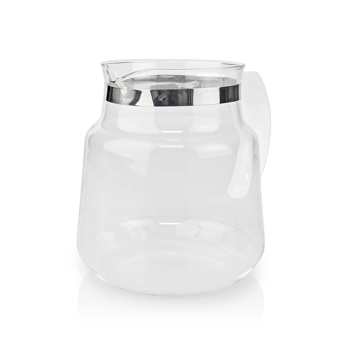 Nedis Glass Coffee Jug | Compatible with: Moccamaster K / KB/ 1 0PL / Excellent 10S | 1.2 l | White