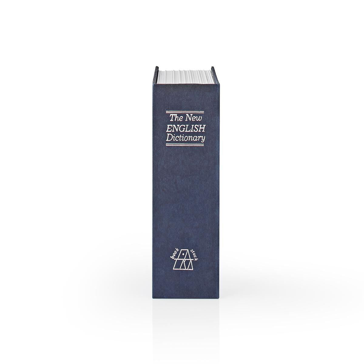 Nedis Vault | Book Safe | Key Lock | Indoor | Small | Inner volume: 0.86 l | 2 Keys Included | Blue / Silver