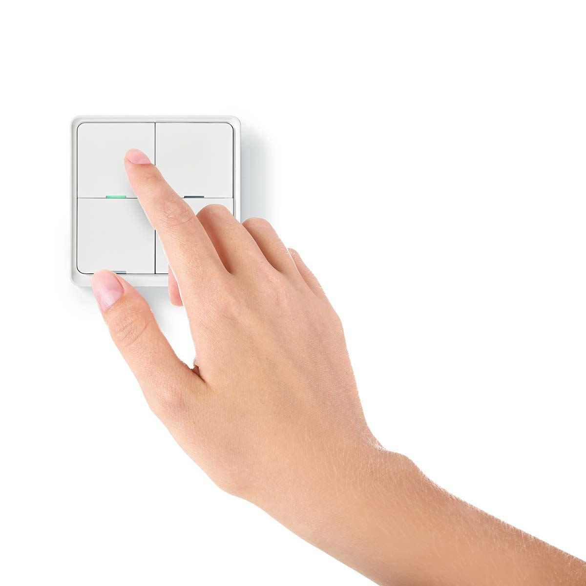 Nedis SmartLife Wall Switch | Zigbee 3.0 | Wall Mount | Android™ / IOS | Plastic | White