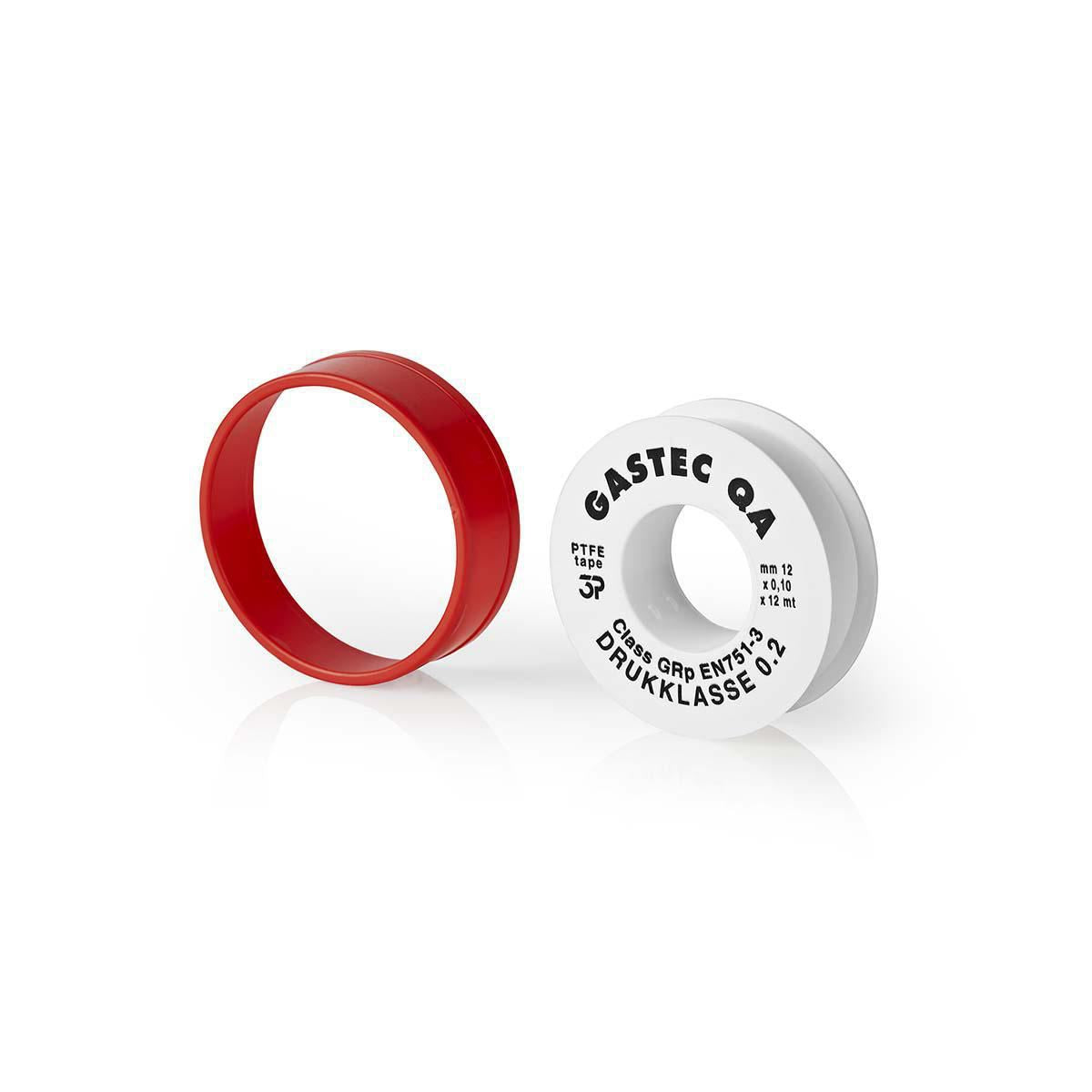 Nedis Tread Seal PTFE Tape | 12.00 m | Appliance: Connection | Red / White