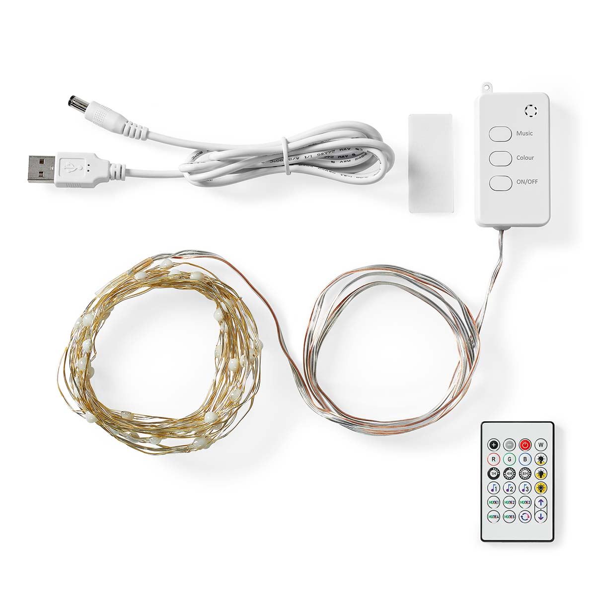 Nedis SmartLife LED Strip | Wi-Fi | Multi Colour | SMD | 5.00 m | IP20 | 2700 - 6500 K | 400 lm | Android™ / IOS
