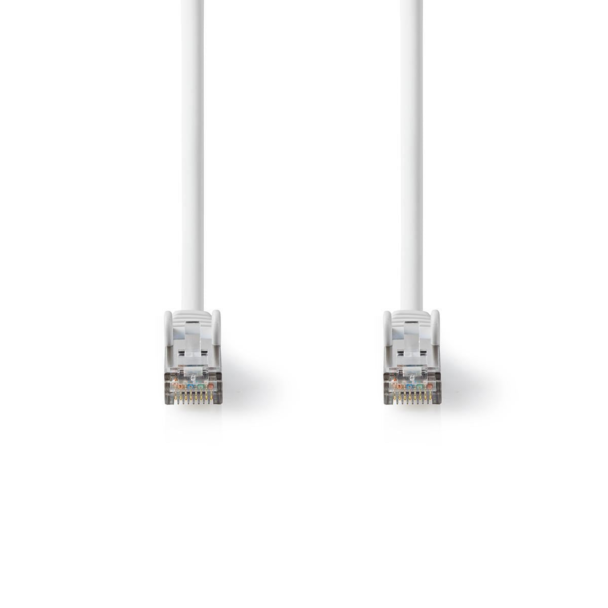 Nedis Cat 8.1 Network Cable | S/FTP | RJ45 Male | RJ45 Male | 0.25 m | Round | LSZH | White | Envelope