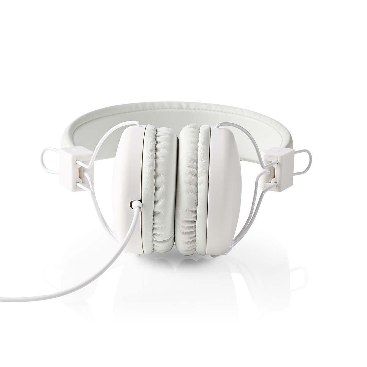 Nedis On-Ear Wired Headphones | 3.5 mm | Cable length: 1.20 m | White