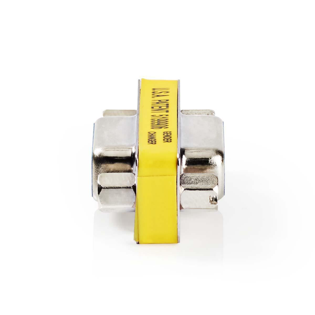 Nedis VGA Adapter | VGA Female | VGA Female | Nickel Plated | Straight | Metal | Metal | Polybag