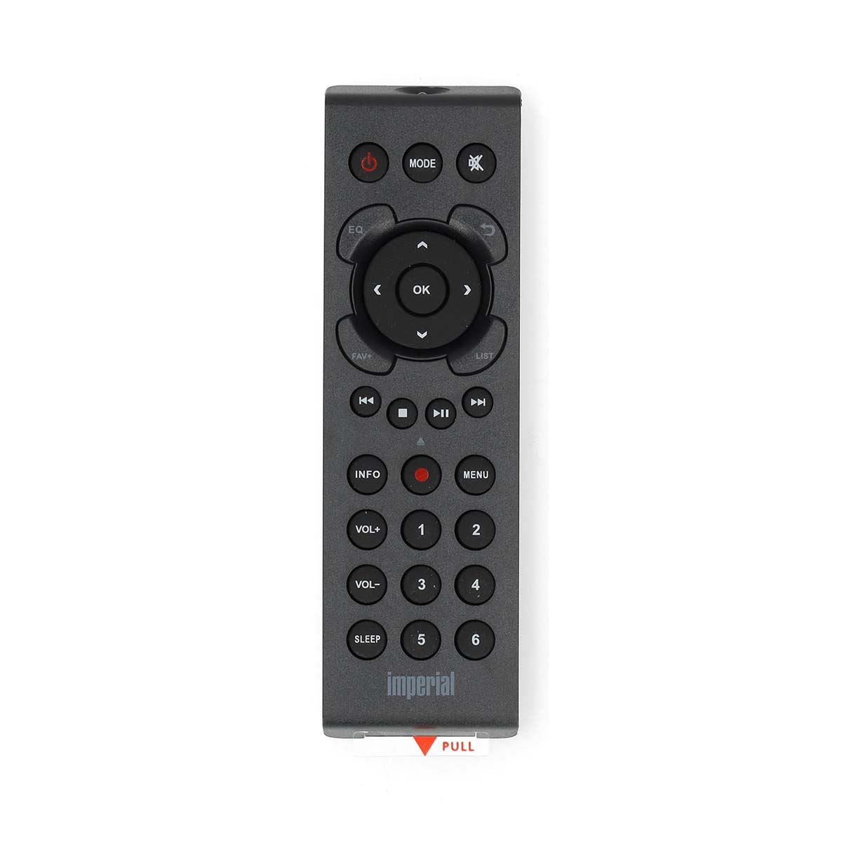Imperial Remote Control DABMAN i160/i170/i310CD/i410BTi510BT/i560CDschwarz with Eject Symbol