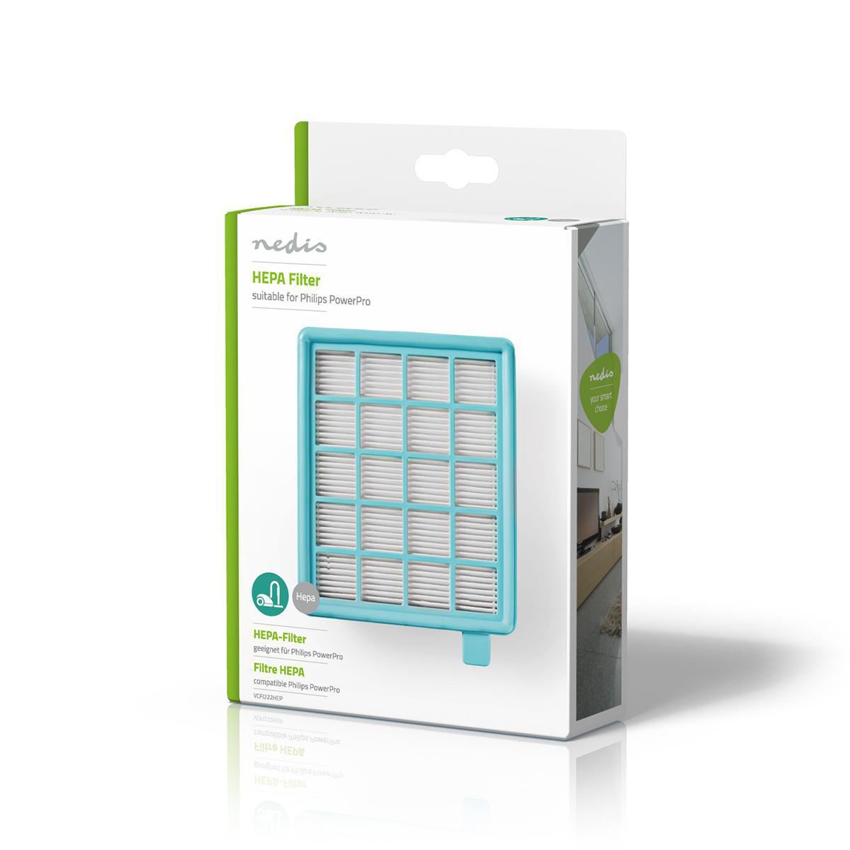 Nedis HEPA Filter Set | Replacement for: Philips | HEPA Motor Filter & Micro Filter | H13