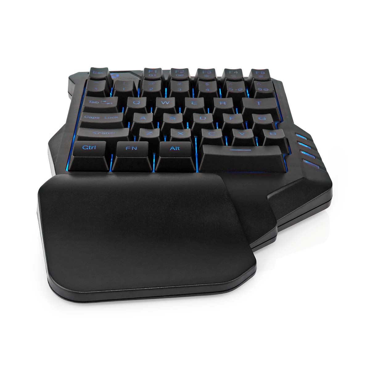 Nedis Wired Gaming Keyboard | USB Type-A | Membrane Keys | RGB | Single-Handed | Universal | USB Powered | Power cable length: 1.60 m | Gaming
