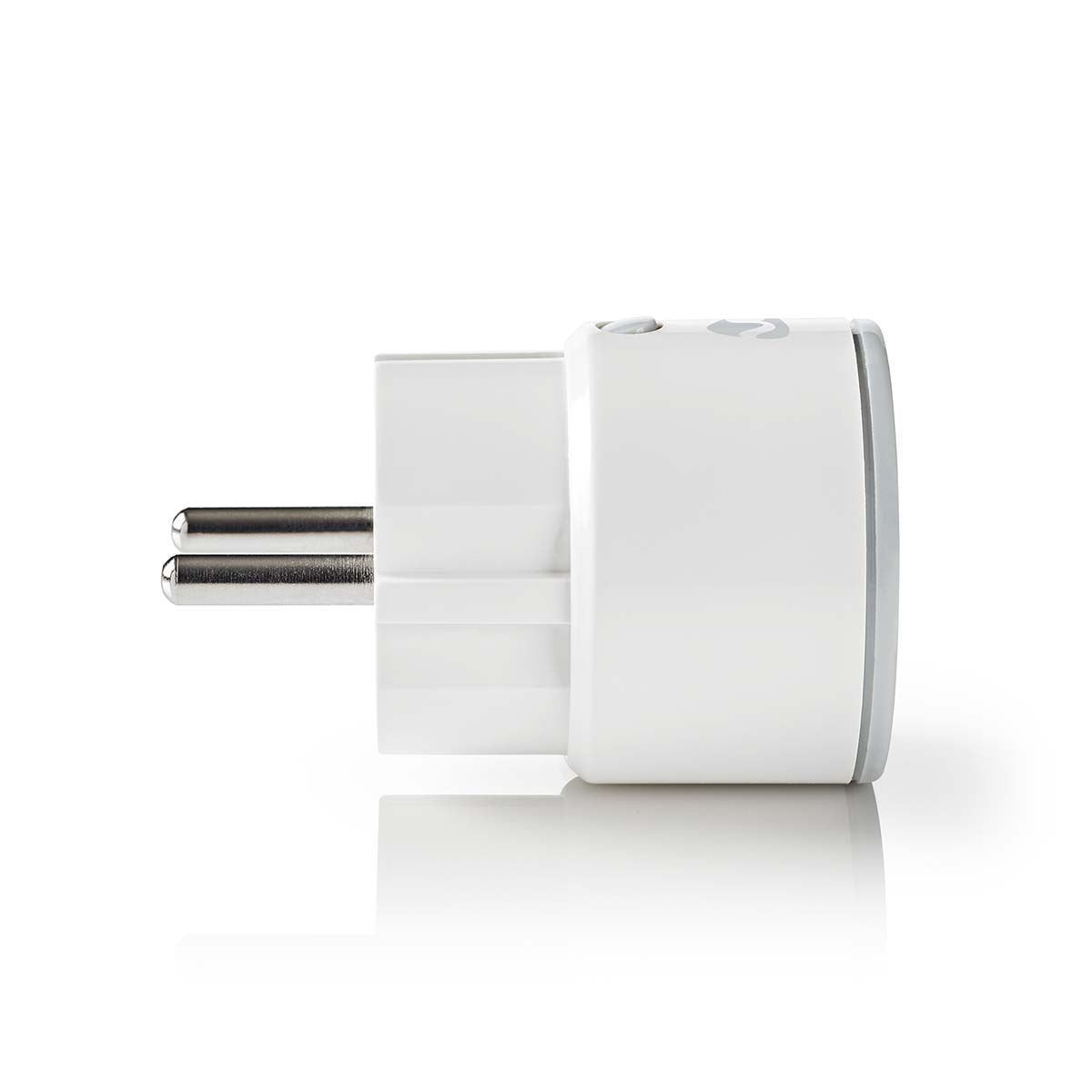 Nedis SmartLife Smart Plug | Wi-Fi | IP21 | Power meter | 2500 W | Plug with earth contact / Type F (CEE 7/7) | -10 - 40 °C | Android™ / IOS | White | 1 pcs