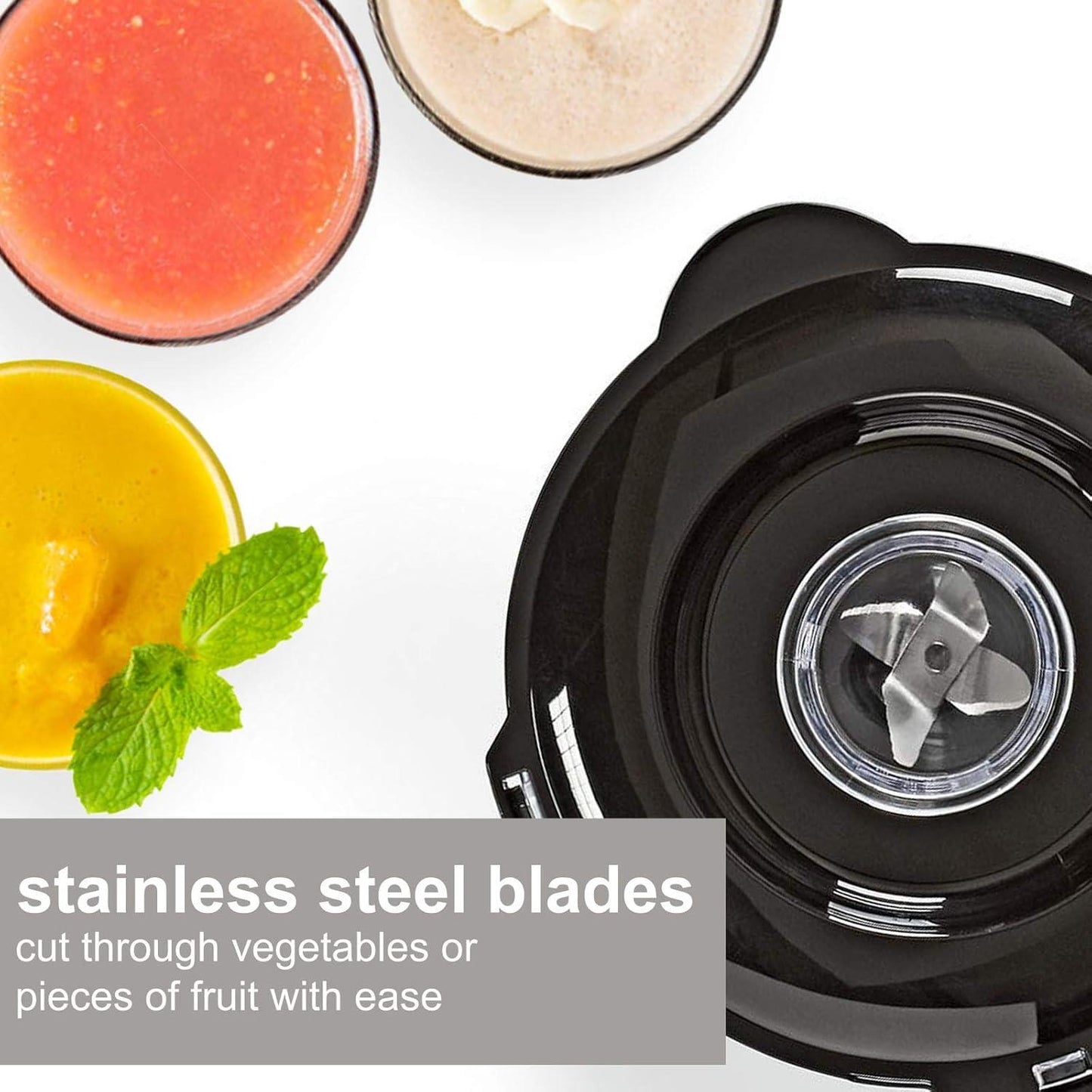 Nedis Stand Blender | 800 W | 1.5 l | Plastic | 2-Speed Setting | Black / White