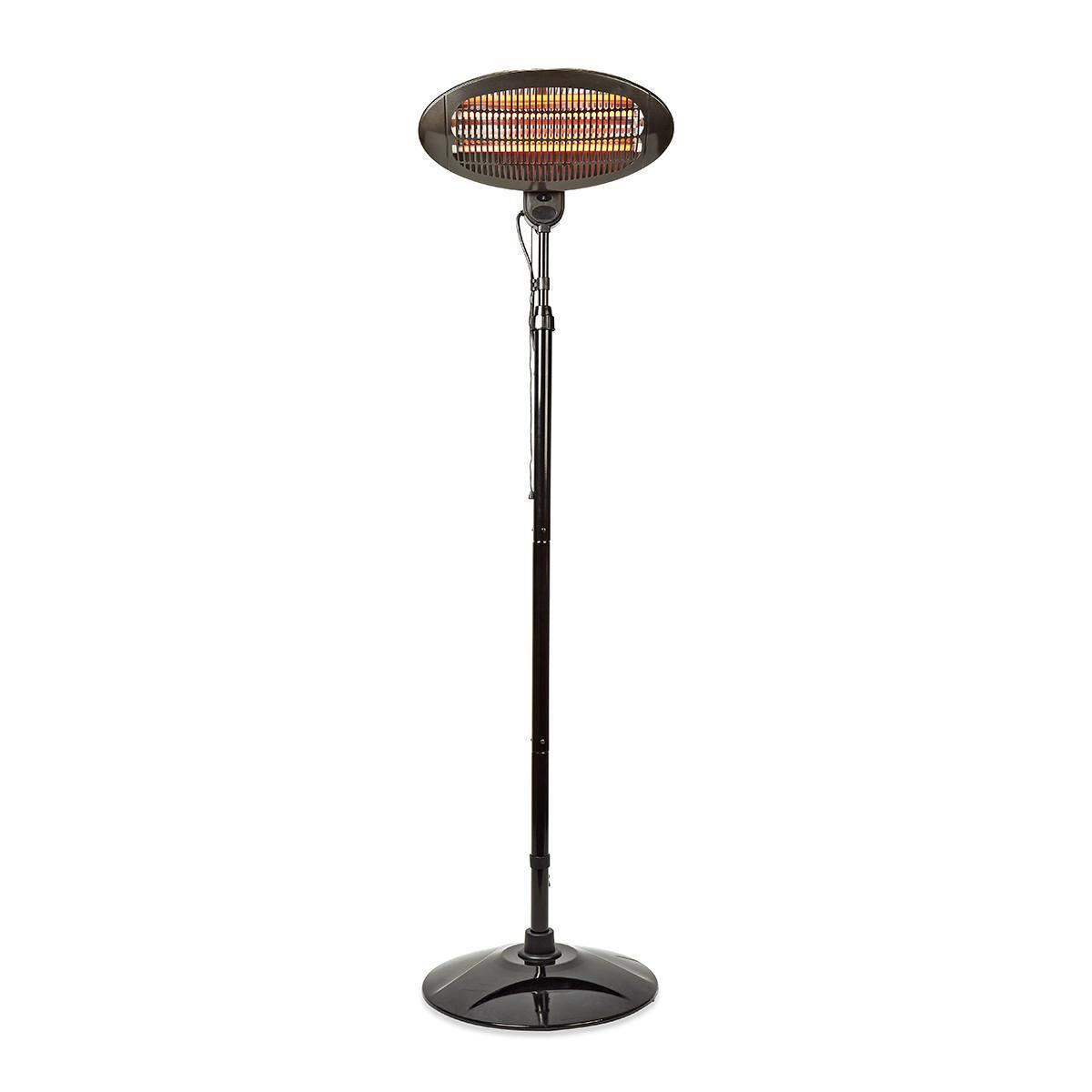 Nedis Patio Heater | 2000 W | 3 Heat Settings | Fall over protection | IP34 | Black