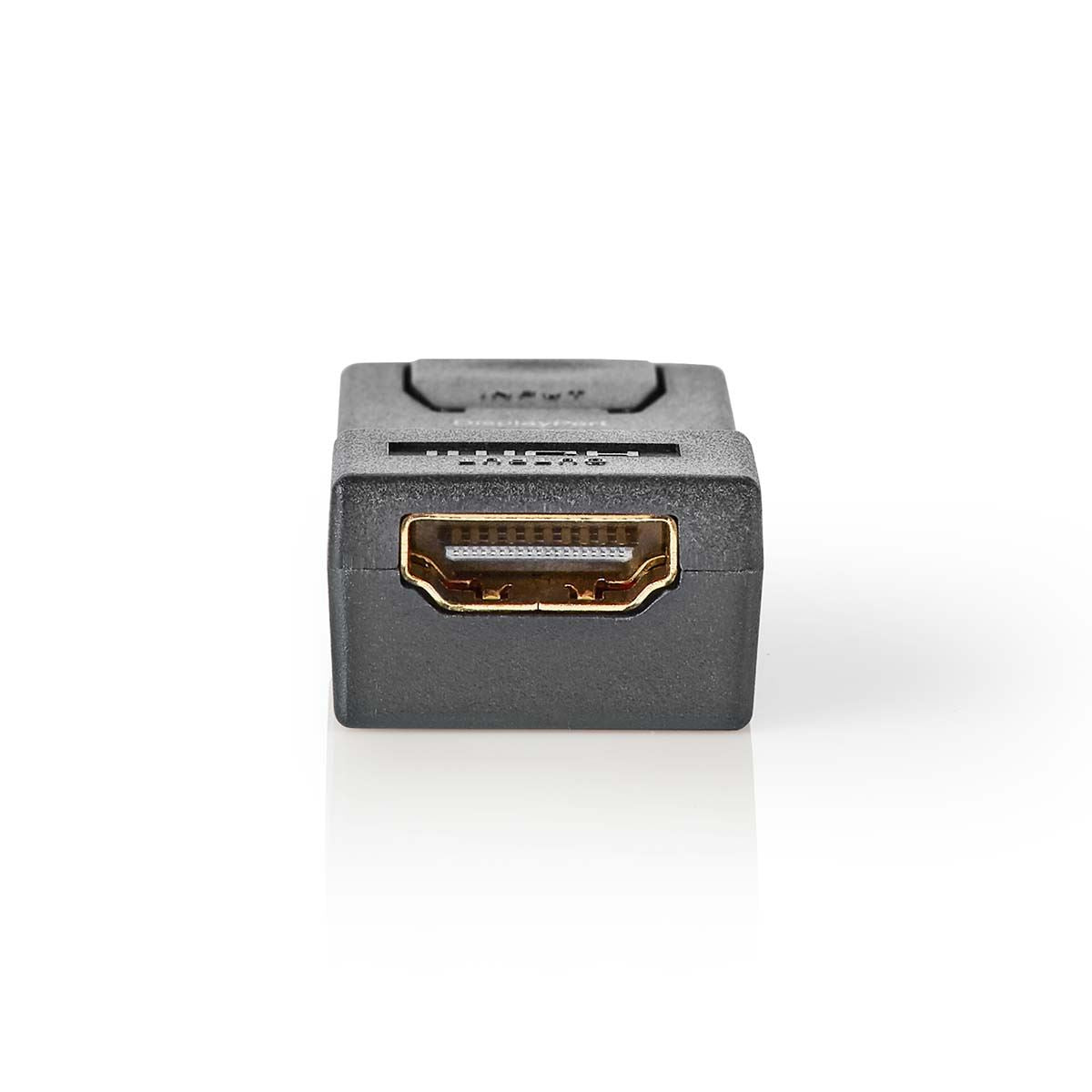 Nedis DisplayPort Adapter | DisplayPort Male | HDMI™ Output | 1080p@60Hz | Nickel Plated | Straight | Round | ABS | ABS | Black | Box