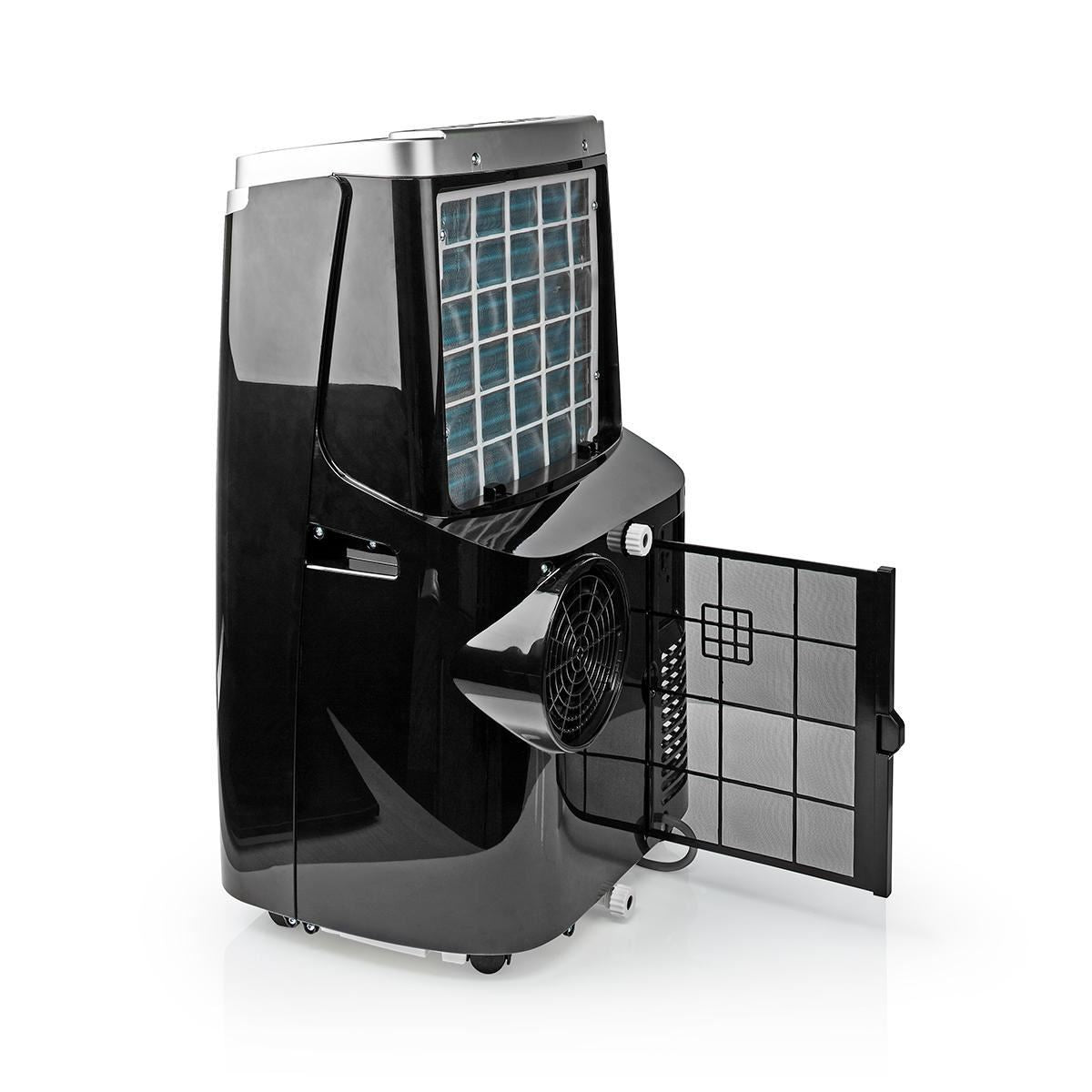 Nedis Mobile Air Conditioner | 12000 BTU | 100 m³ | 3-Speed | Remote control | Shut-off timer | Black / Grey