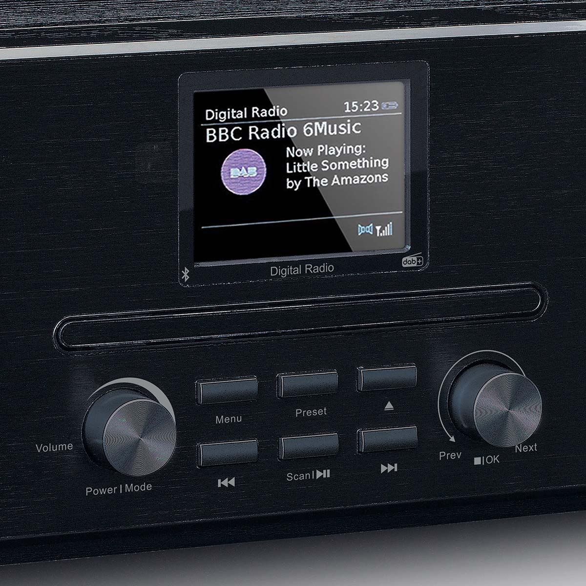 Lenco DAB+ FM radio with CD MP3 Player Bluetooth Black