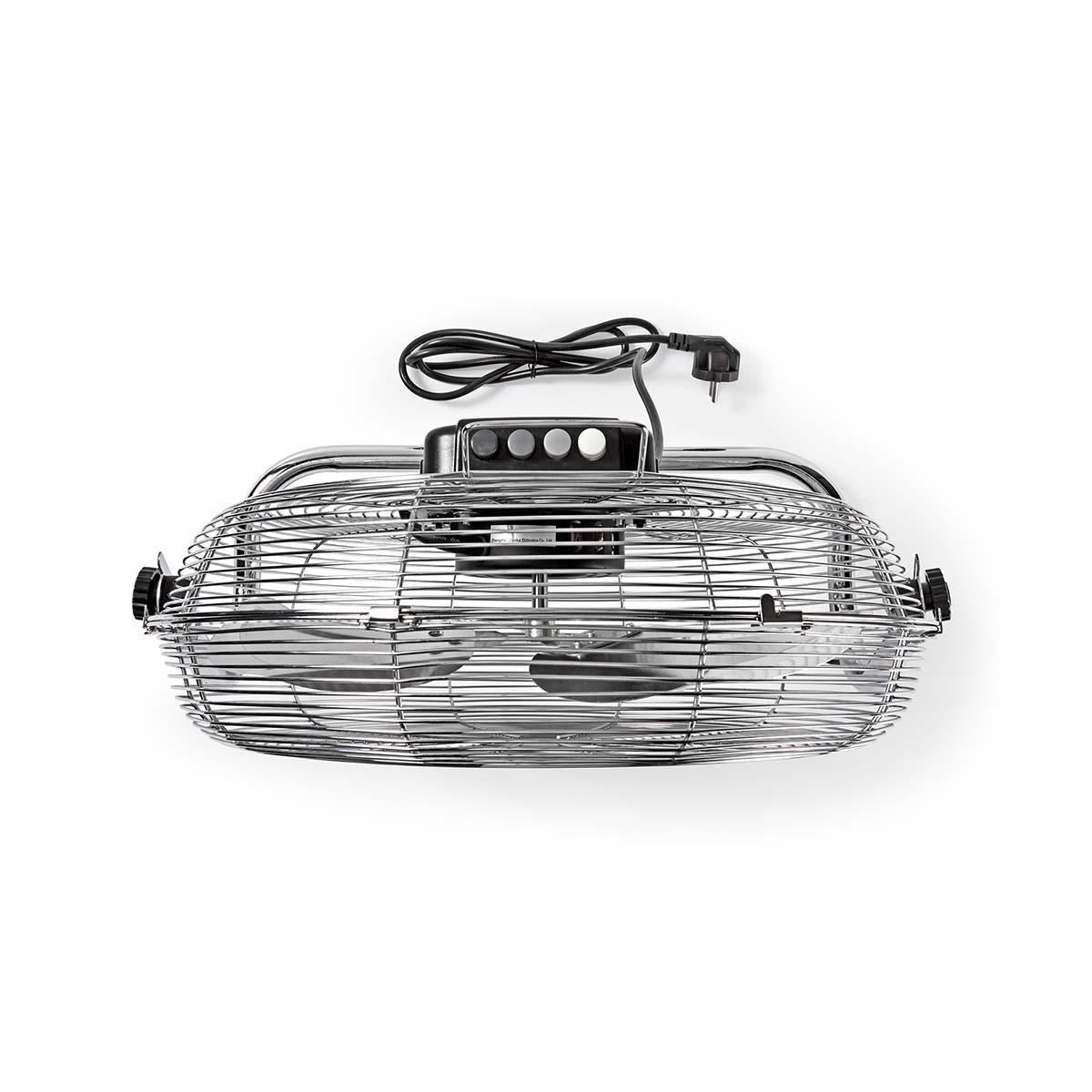 Nedis Floor Fan | 400 mm | 3-Speed | Tiltable | Metal