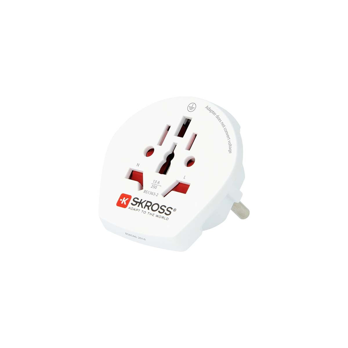 Skross SKross | Travel Adapter World-to-Europe Earthed