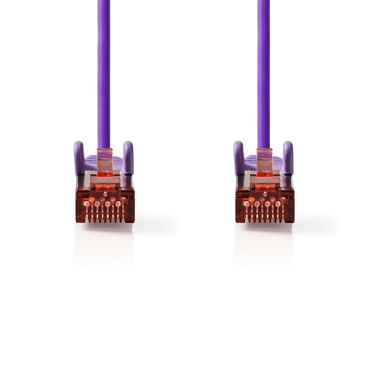 Nedis CAT6 Network Cable | RJ45 Male | RJ45 Male | S/FTP | 1.00 m | Round | LSZH | Violet | Label