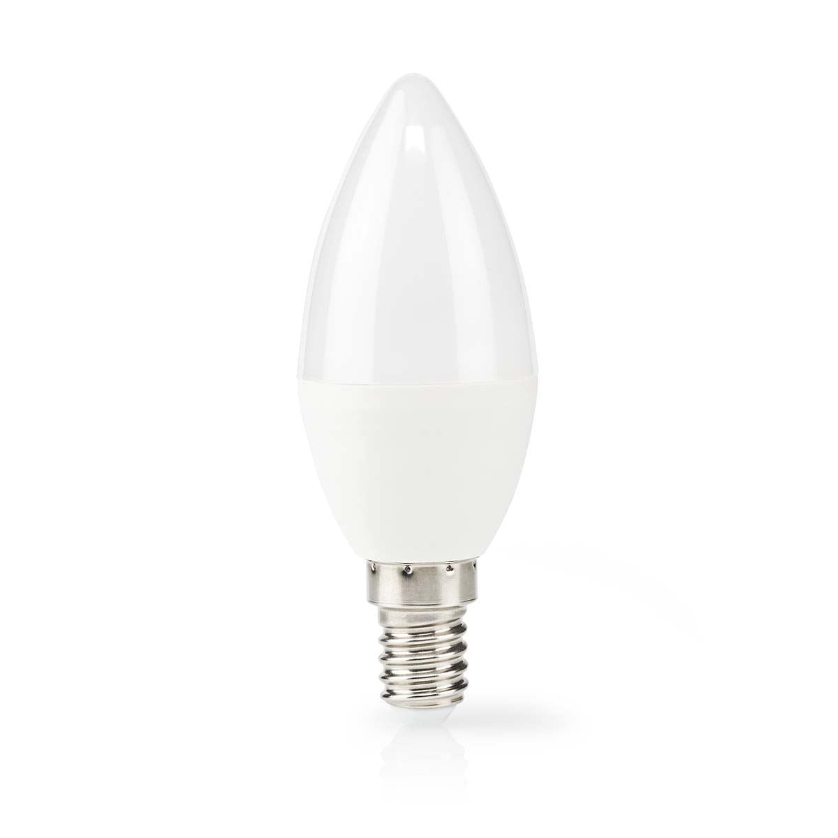 Nedis LED Bulb E14 | Candle | 4.9 W | 470 lm | 2700 K | Warm White | Frosted | 3 pcs
