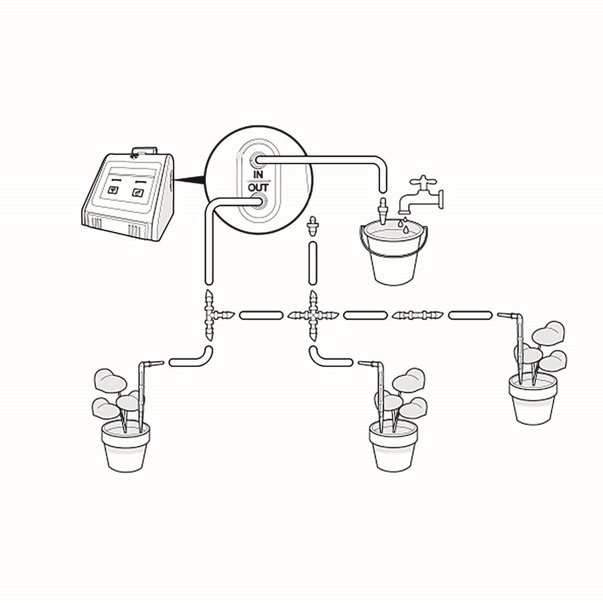 Nedis SmartLife Water Pump | Wi-Fi | Battery Powered / USB Powered | IPX3 | Maximum water pressure: 0.3 Bar | Android™ / IOS